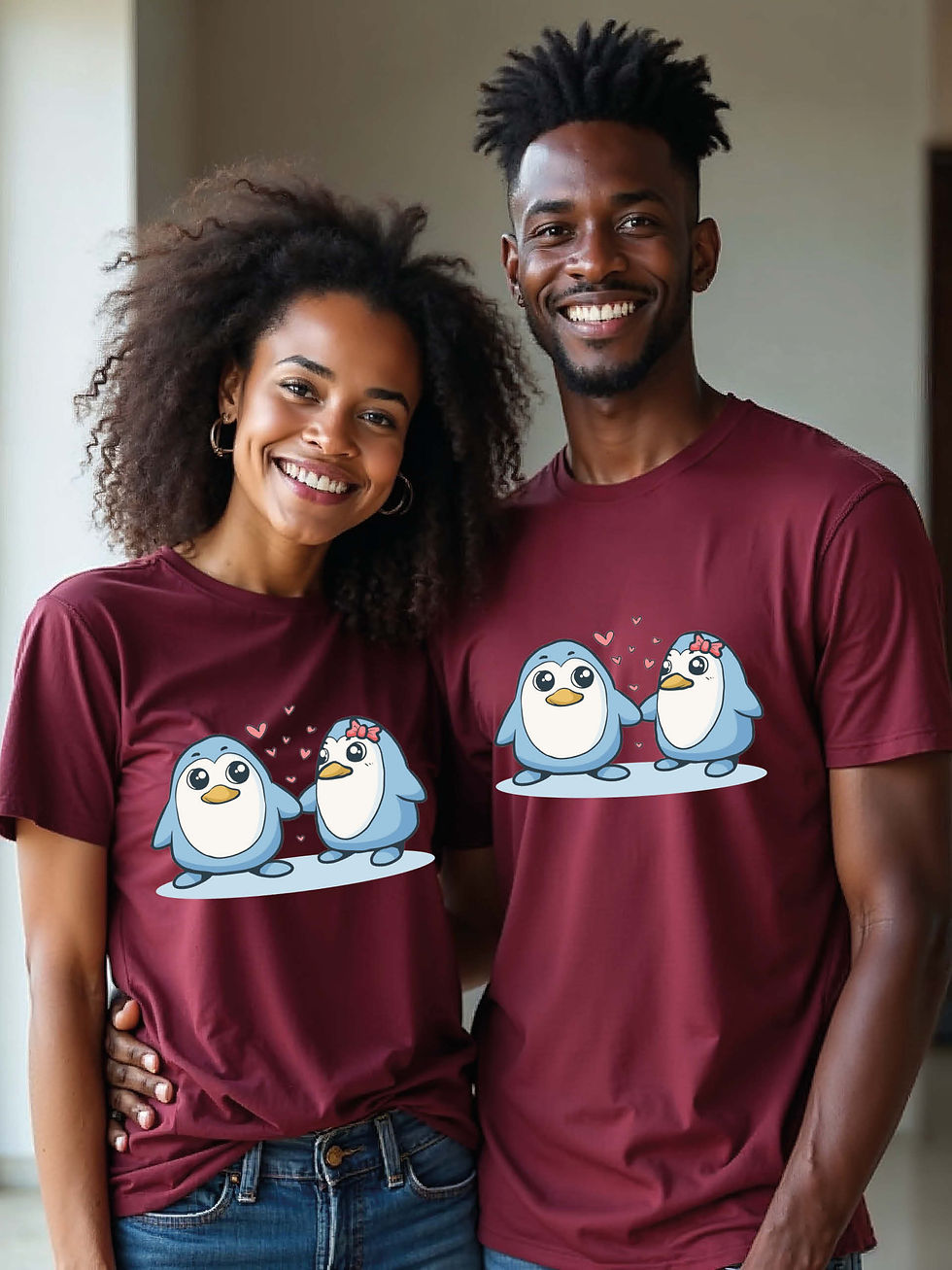 Thumbnail: Anniversary Animal Couple Matching Tee Lovers Edition – Fast