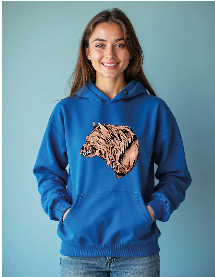 Thumbnail: Monster lion Unisex Printed Graphic Hoodies For mens and womens