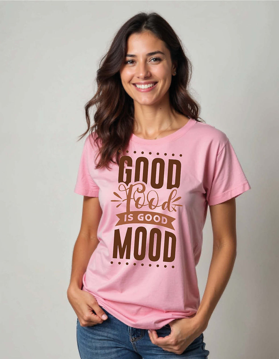 Thumbnail: Good Look Is Good Mood Unisex Printed T-Shirt for All