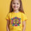 Thumbnail: Floral Lion Mask Graphic T-Shirt Stylish  Printed T-Shirt for Boys Grils