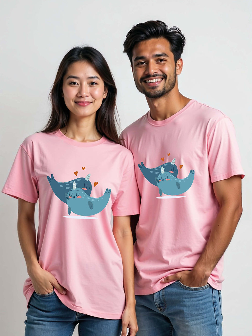 Trendy Cartoon Couple T-Shirt Lovers Edition – Low Price Offer