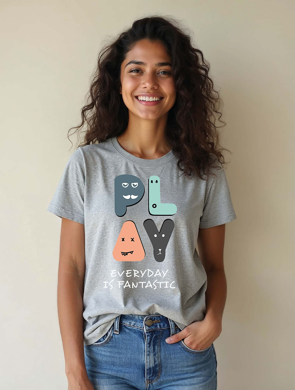 Thumbnail: play everyday is fantastic Casual Women’s Streetwear T-Shirt – Buy Now