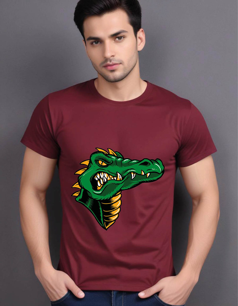 Thumbnail: alligator mens printed graphic t shirt