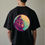 Thumbnail: Mystic Cat Circle Unisex Drop Shoulder Oversized T-Shirt For Men & Women