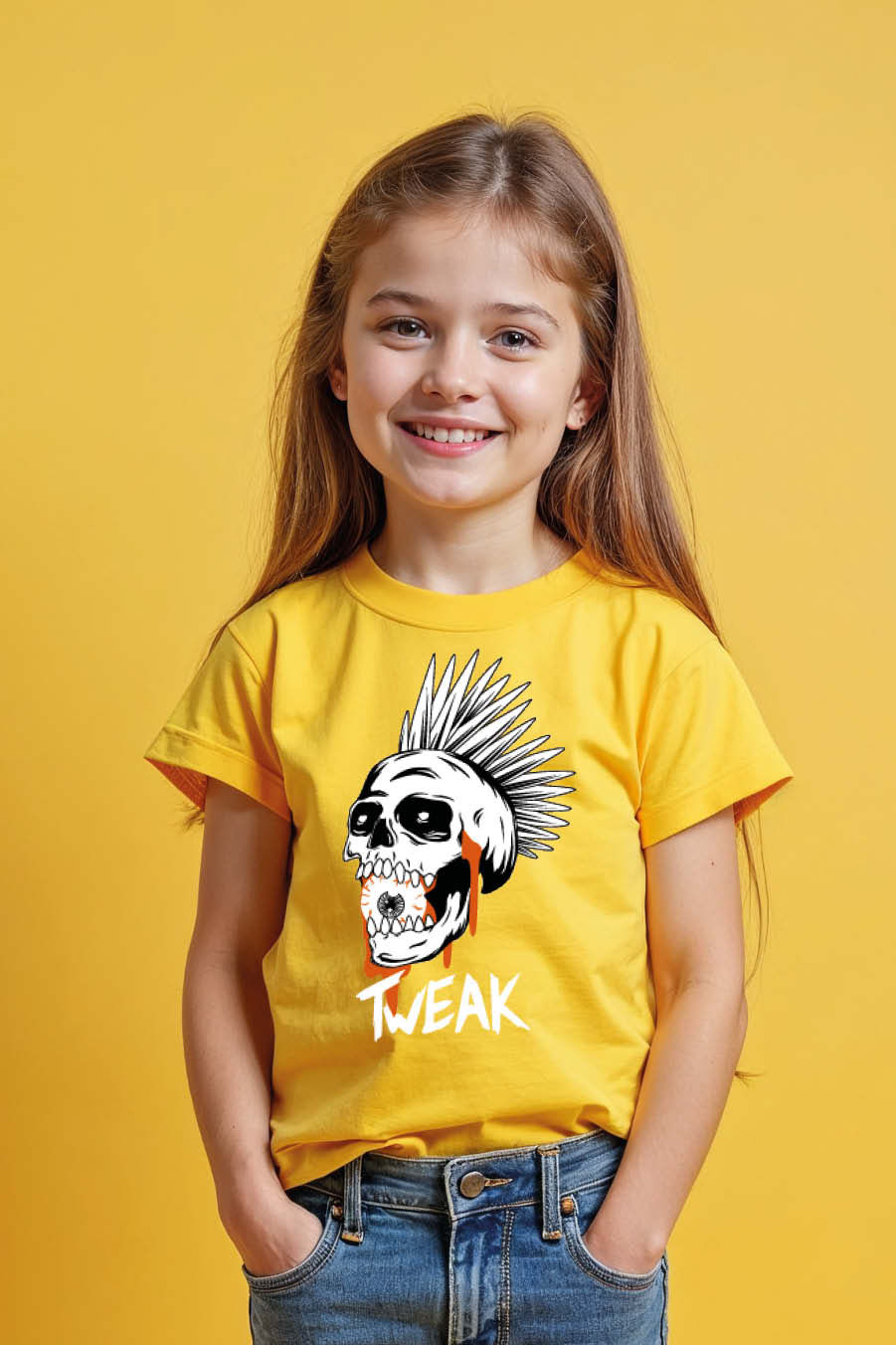 Thumbnail: tweak Casual Kids Printed T-Shirt – Gaming Print Design for Boys & Girls