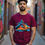 Thumbnail: mountain with pop art style mens printed graphic t shirt