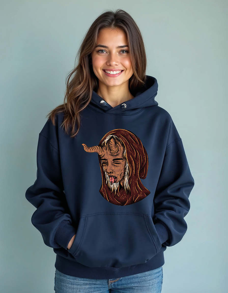 Thumbnail: Sacred Veiled Skull Premium Unisex Printed Graphic Hoodies For Men & Women