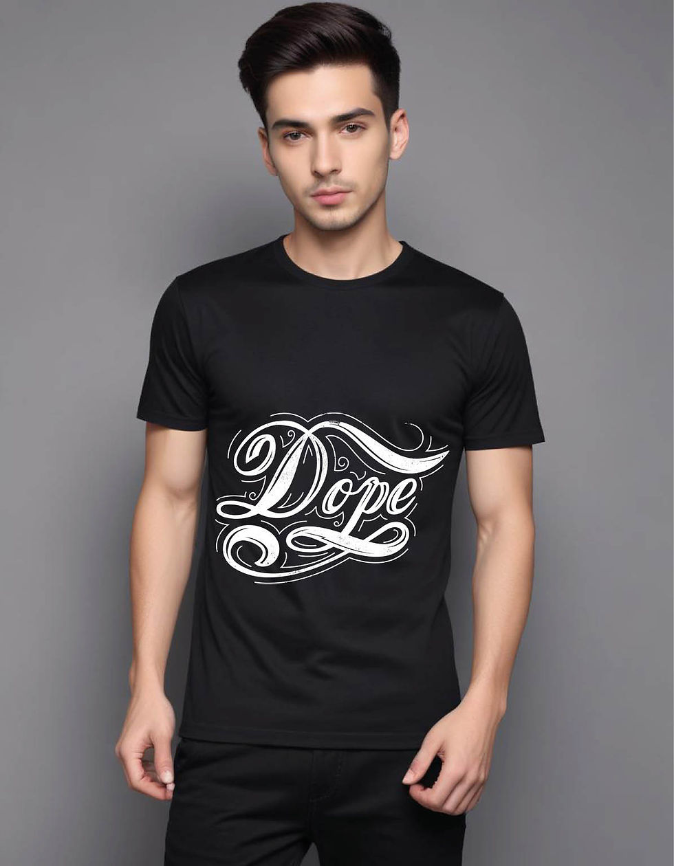 Thumbnail: dope mens printed graphic t shirt