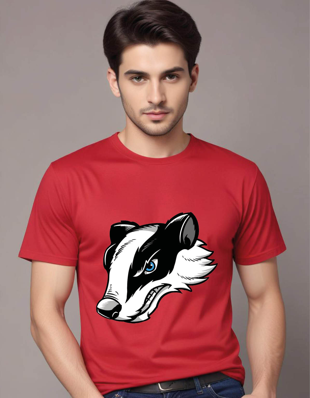 badger mens printed graphic t shirt