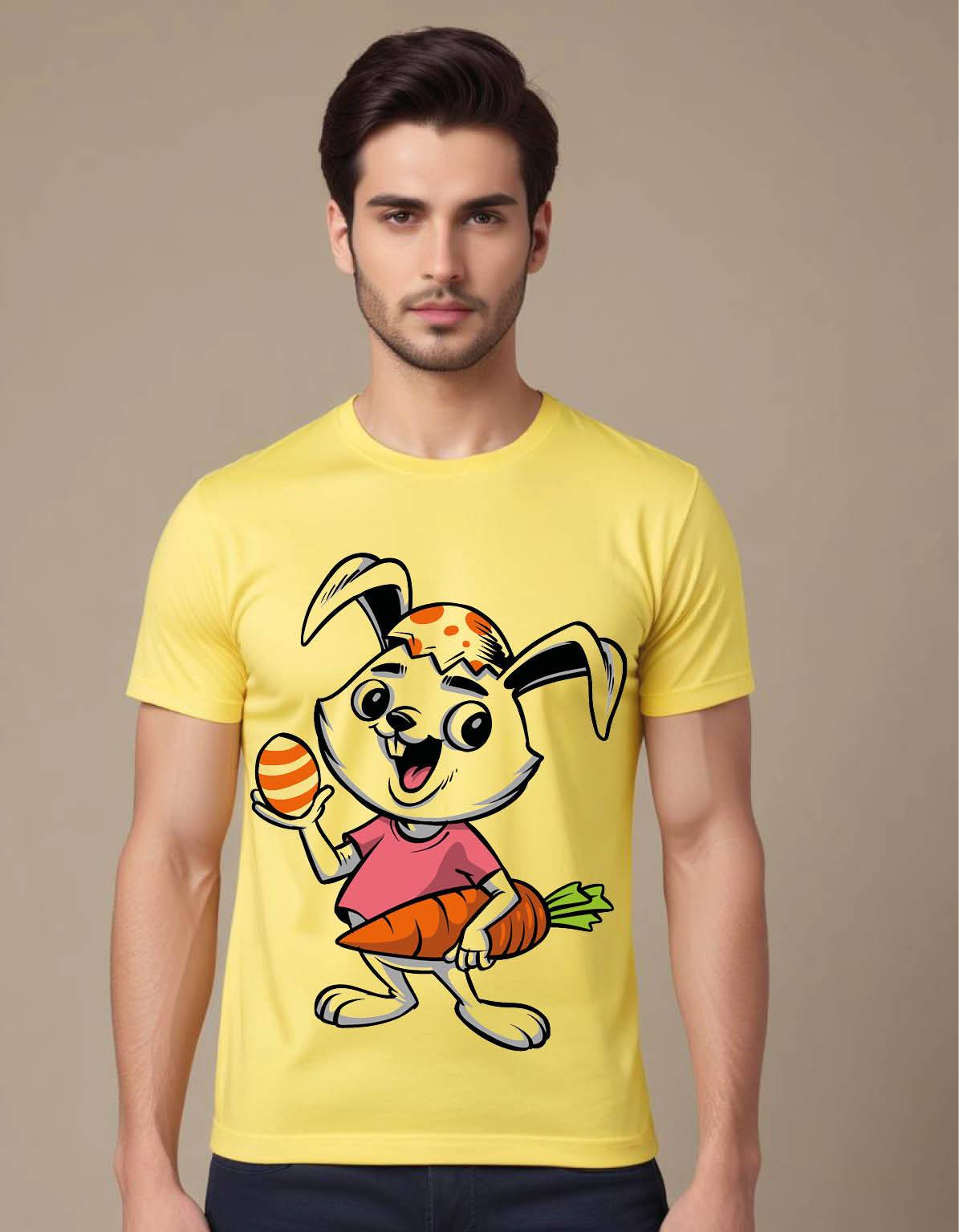 bunny mens printed graphic t shirt