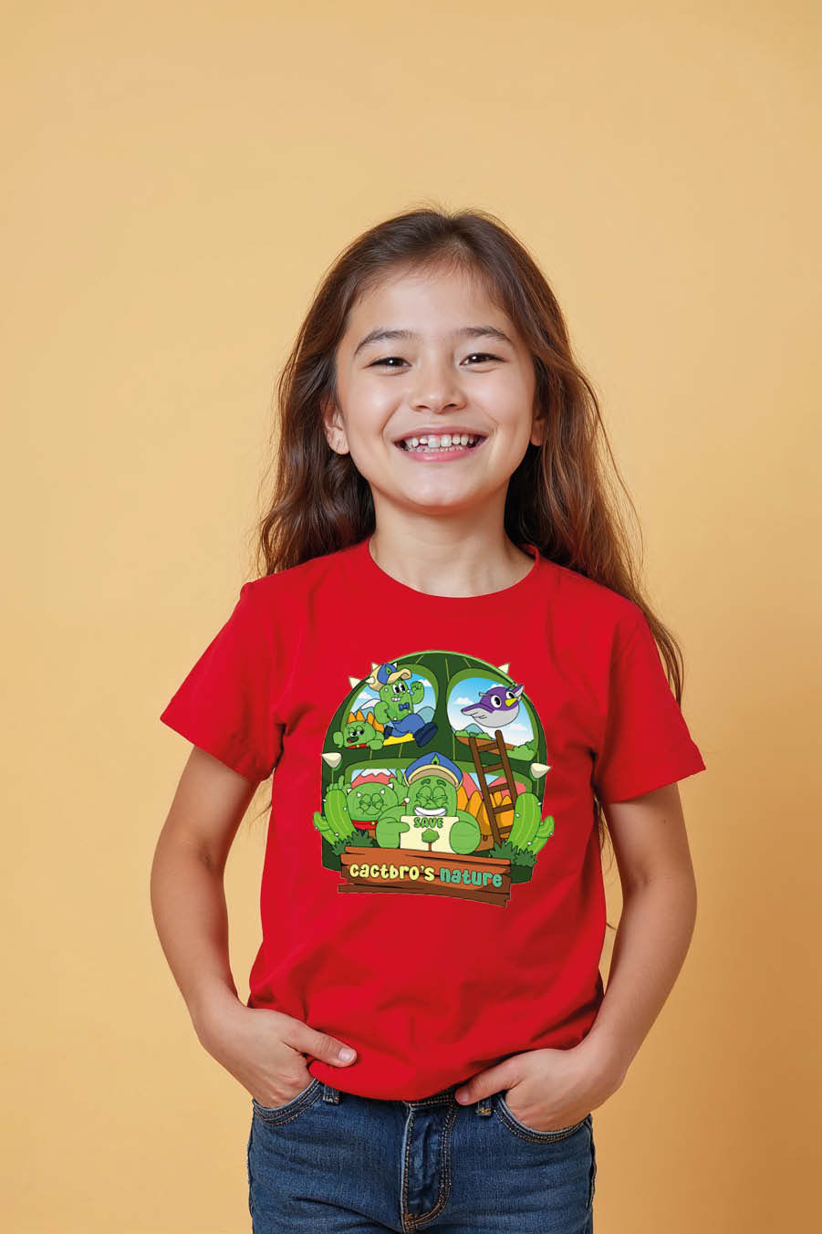Thumbnail: Cartoon Nature Cute Cartoon Printed T-Shirt for Boys & Girls – Illustration