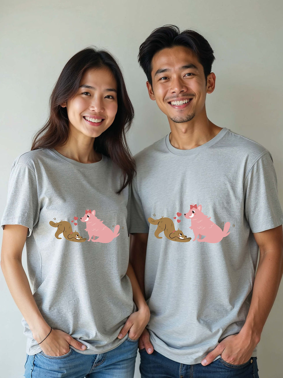 Thumbnail: Couple Goals Animal Couple T-Shirt Lovers Edition – Low Price