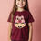 Thumbnail: Happy Kid with Pig Mask Graphic Tee for Kids Casual Cool  Kids T-Shirt