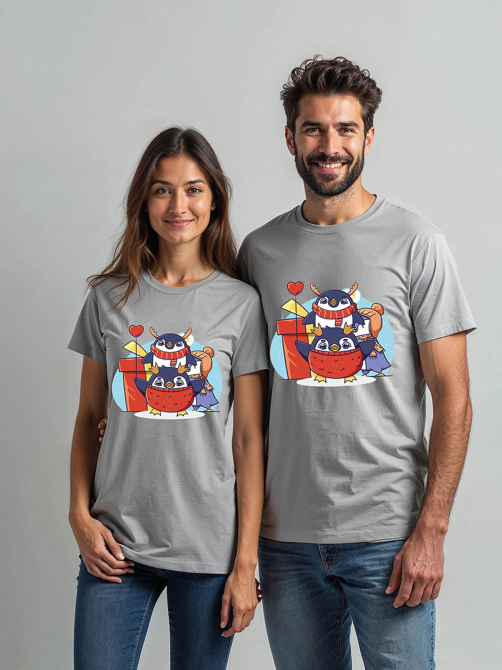 Thumbnail: Matching Outfit Cartoon Couple T-Shirt Lovers Edition – Premium Quality