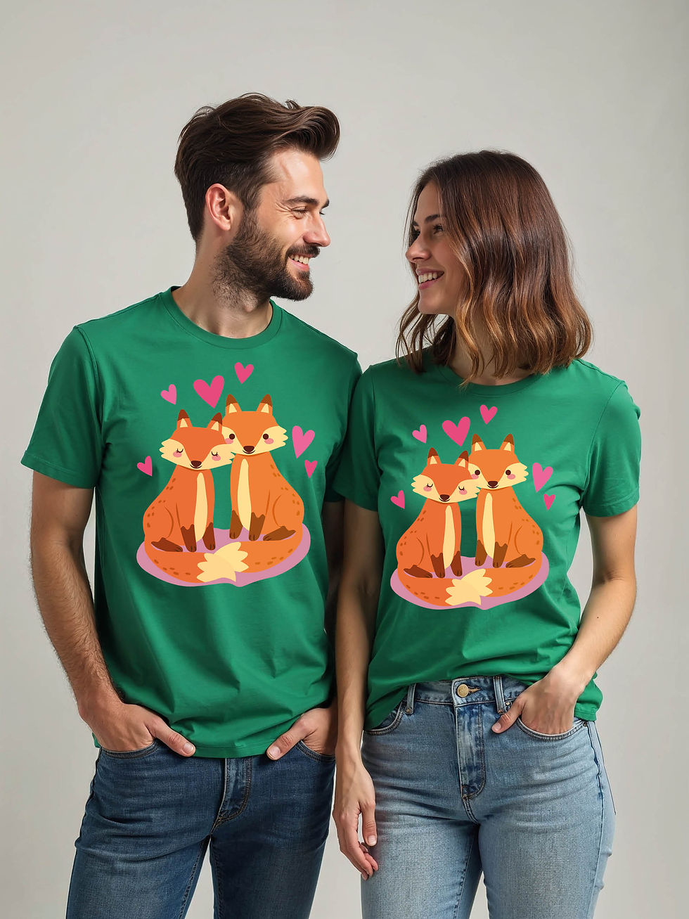Thumbnail: Forever Love Cartoon Couple Matching Tee Lovers Edition – Best Price