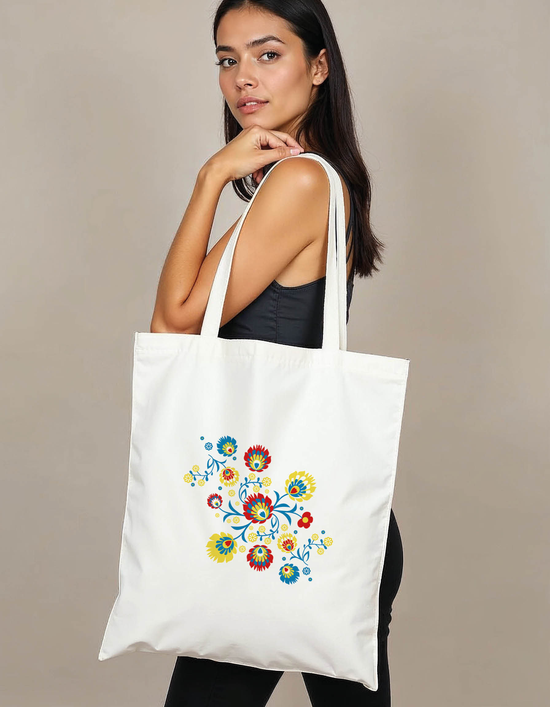 Shopping Tote Printed Bag – Stylish Grocery & Shopping Bag Eco-Friendly Choice
