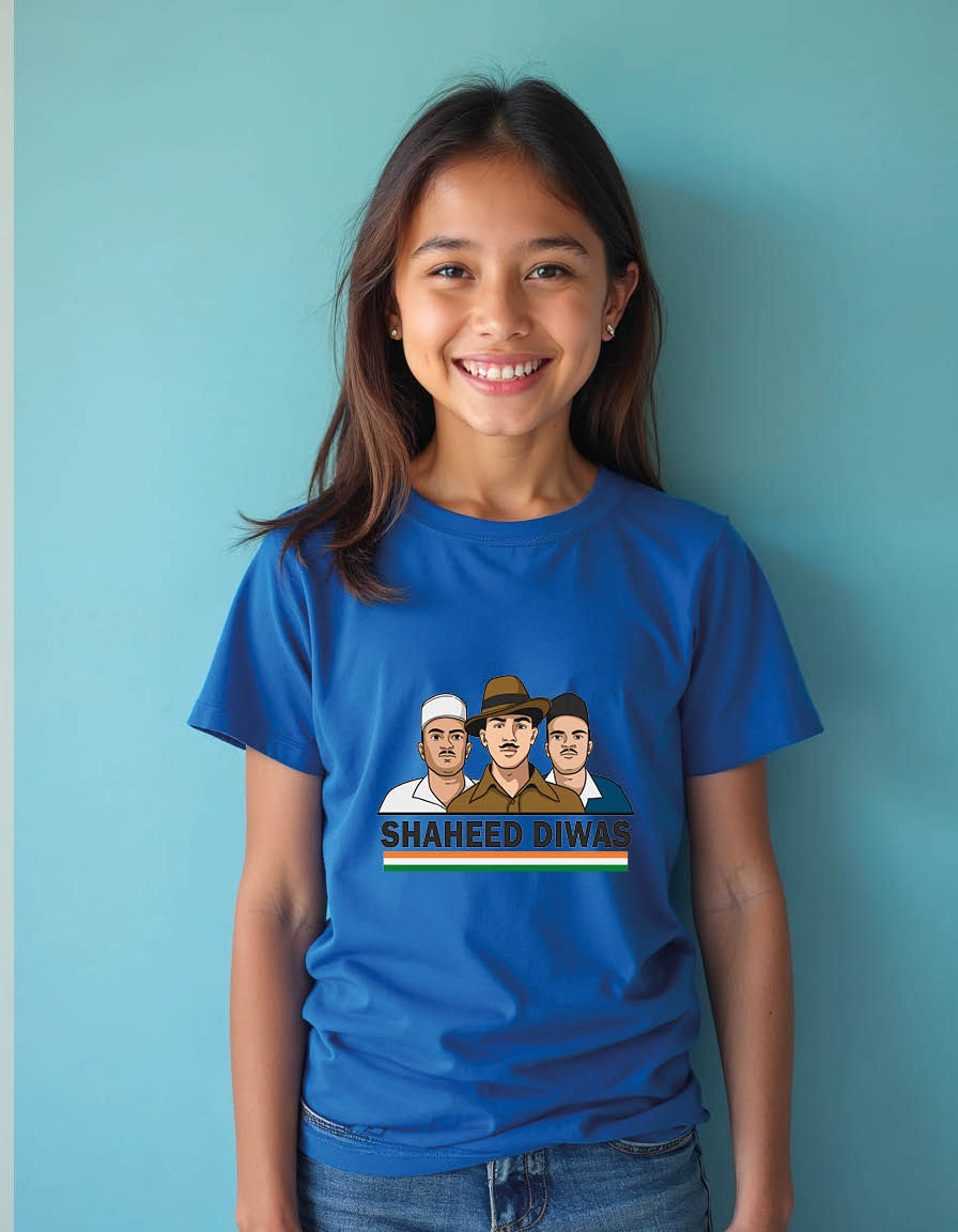 Thumbnail: Shaheed diwas Unisex printed graphic t shirt