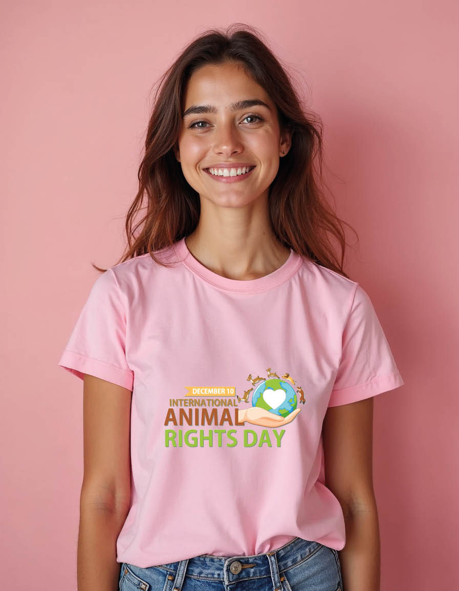 International animal rights day Unisex printed graphic t shirt