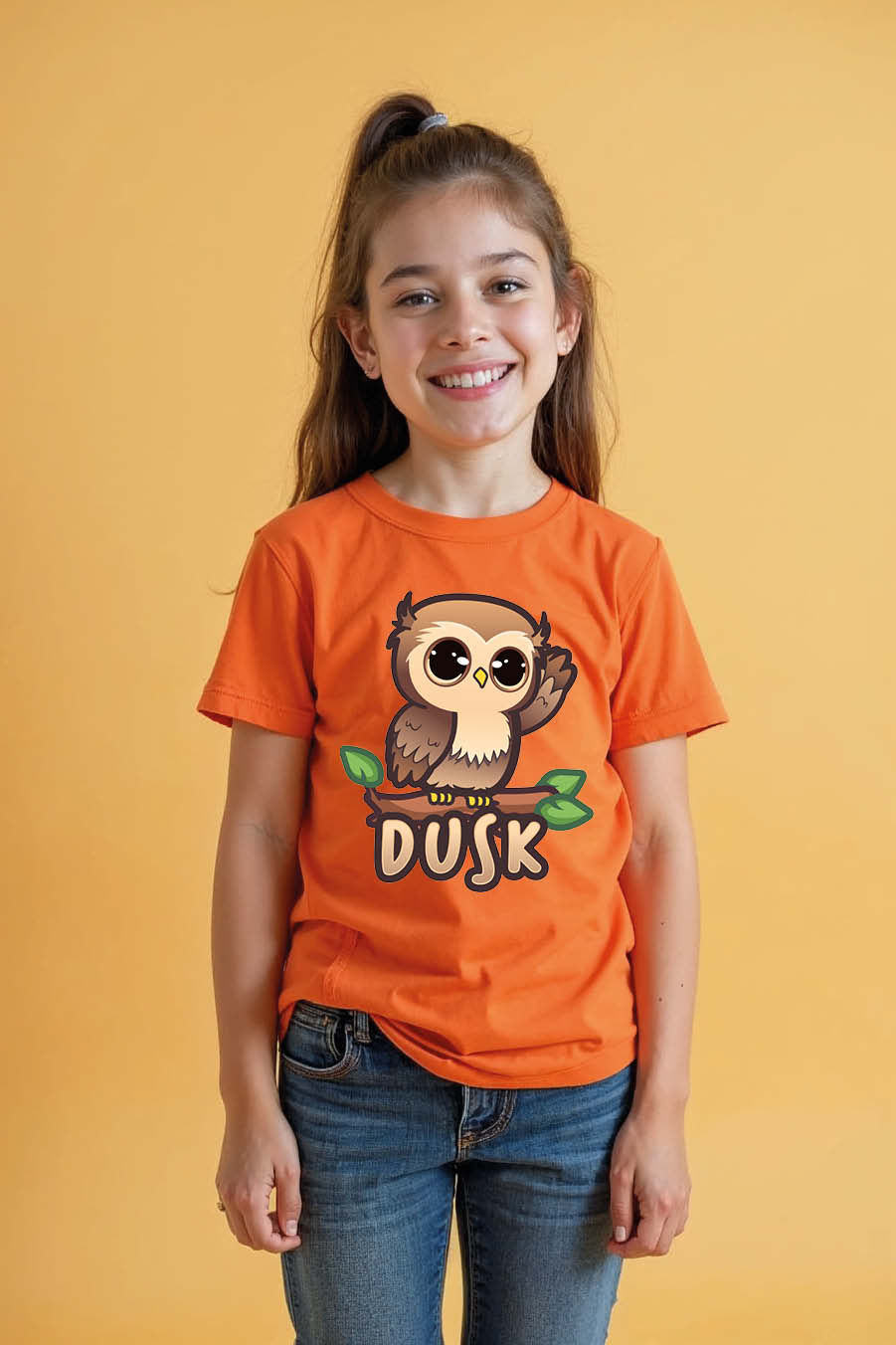 Thumbnail: Dusk Premium Casual Kids Printed T-Shirt – Illustration Print Design for Boys