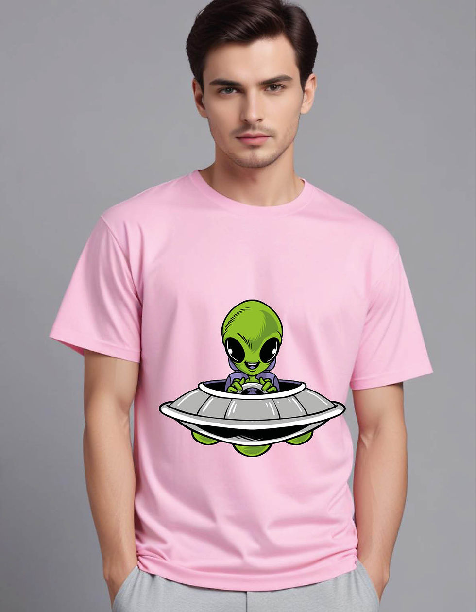 Thumbnail: alien pack mens printed graphic t shirt