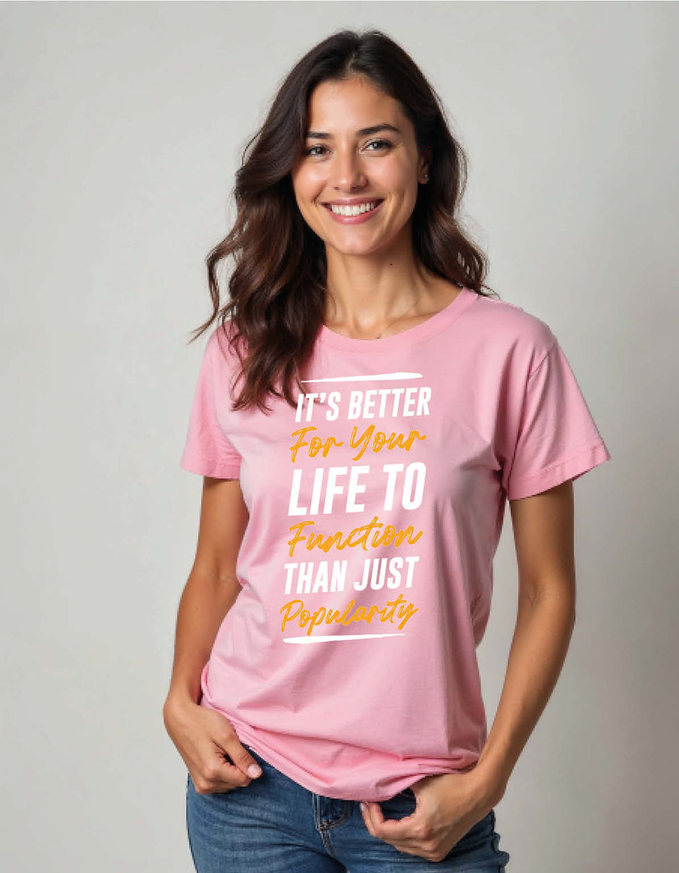 Thumbnail: Its better for your life to function that just Printed T-Shirt for All Age