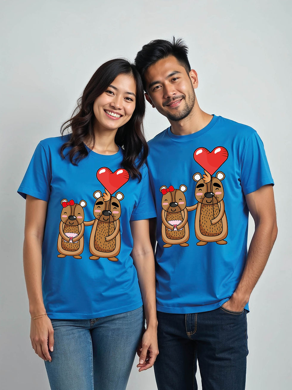 Thumbnail: Matching Outfit Cartoon Couple T-Shirt Lovers Edition – Discount Offer