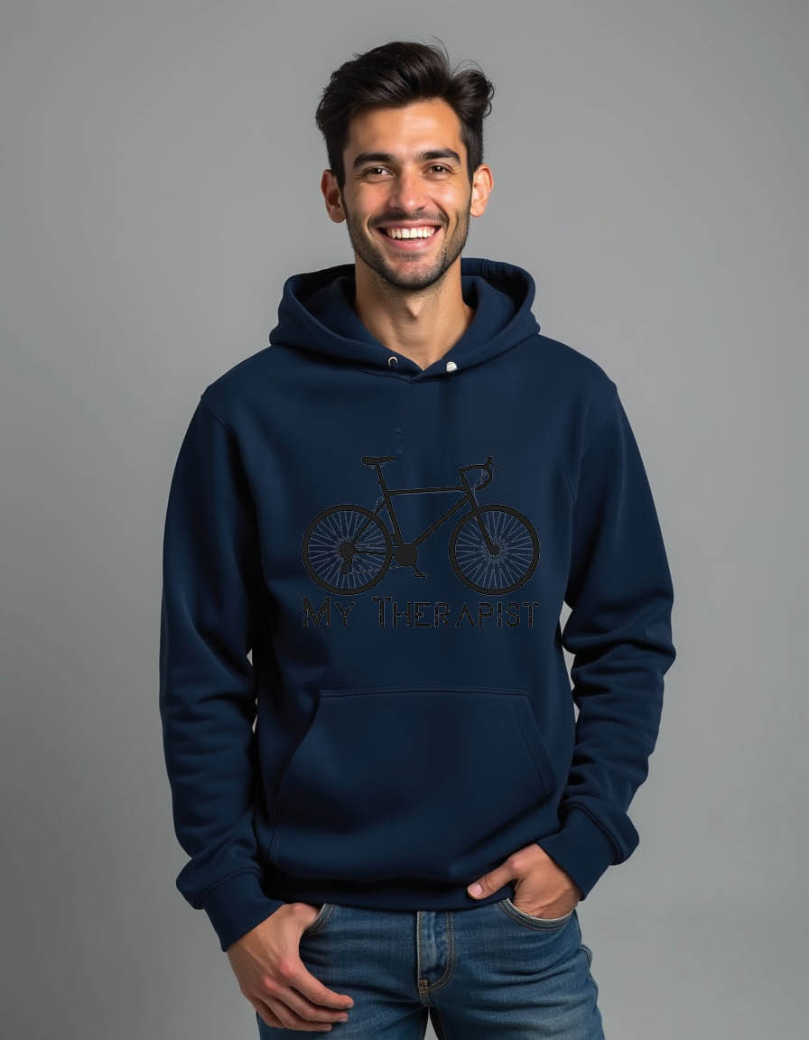Thumbnail: my therapist Limited Edition Men’s Streetwear Hoodie –Graphic Print |