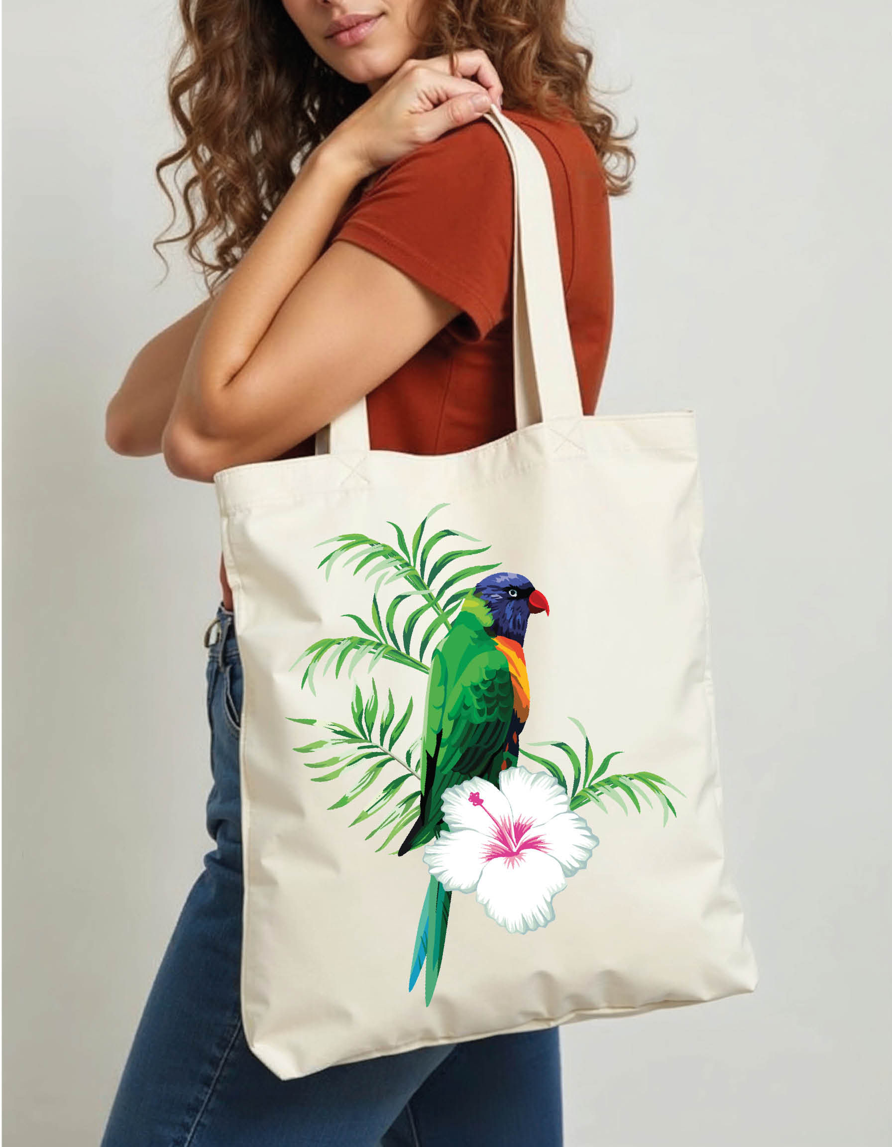 Motivational Tote Printed Bag – Stylish Grocery & Shopping Bag Low Price Offer