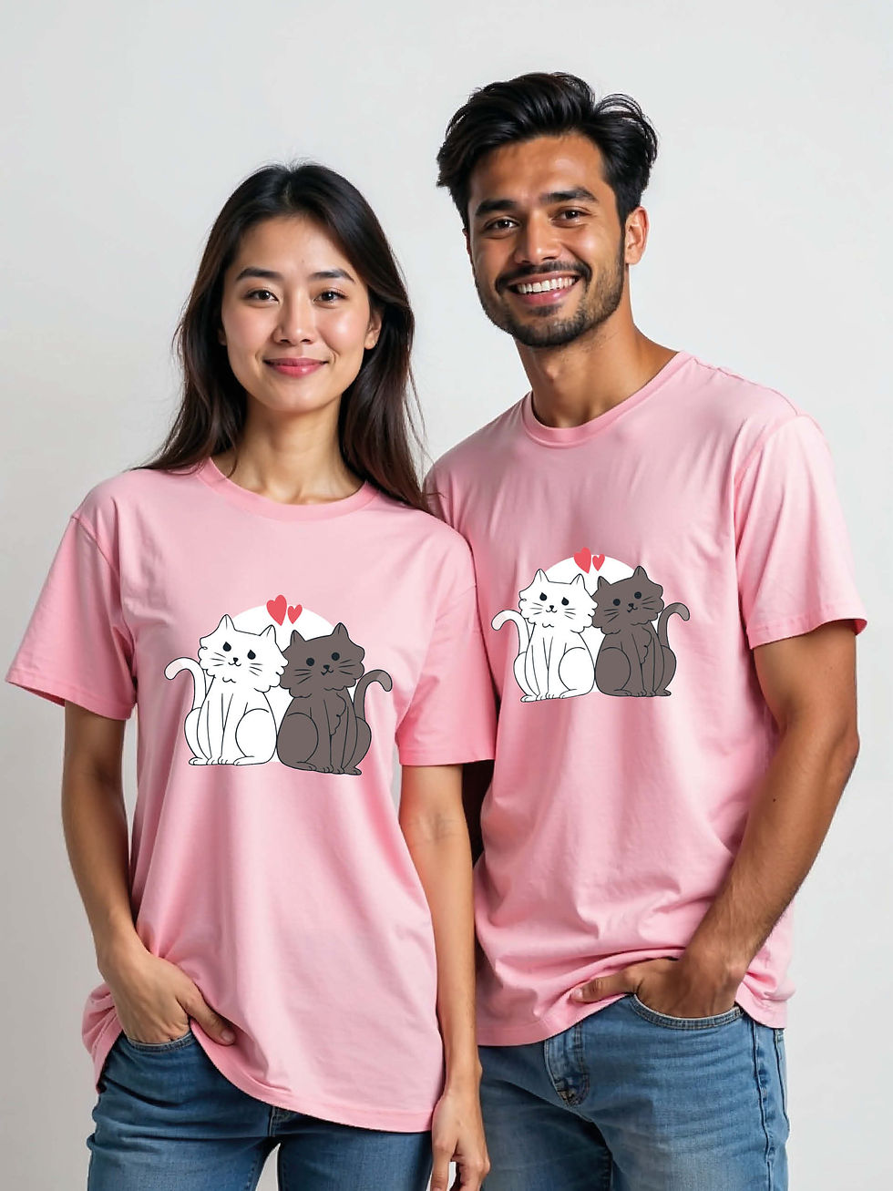Thumbnail: Eternal Love Cartoon Couple T-Shirt Lovers Edition – Buy Now