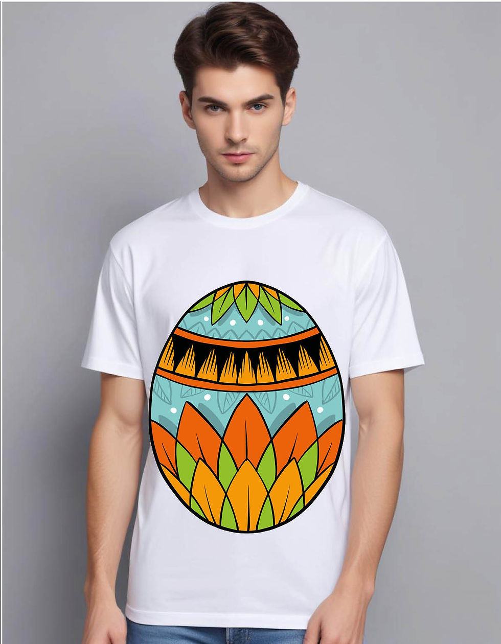 Thumbnail: easter egg mens printed graphic t shirt