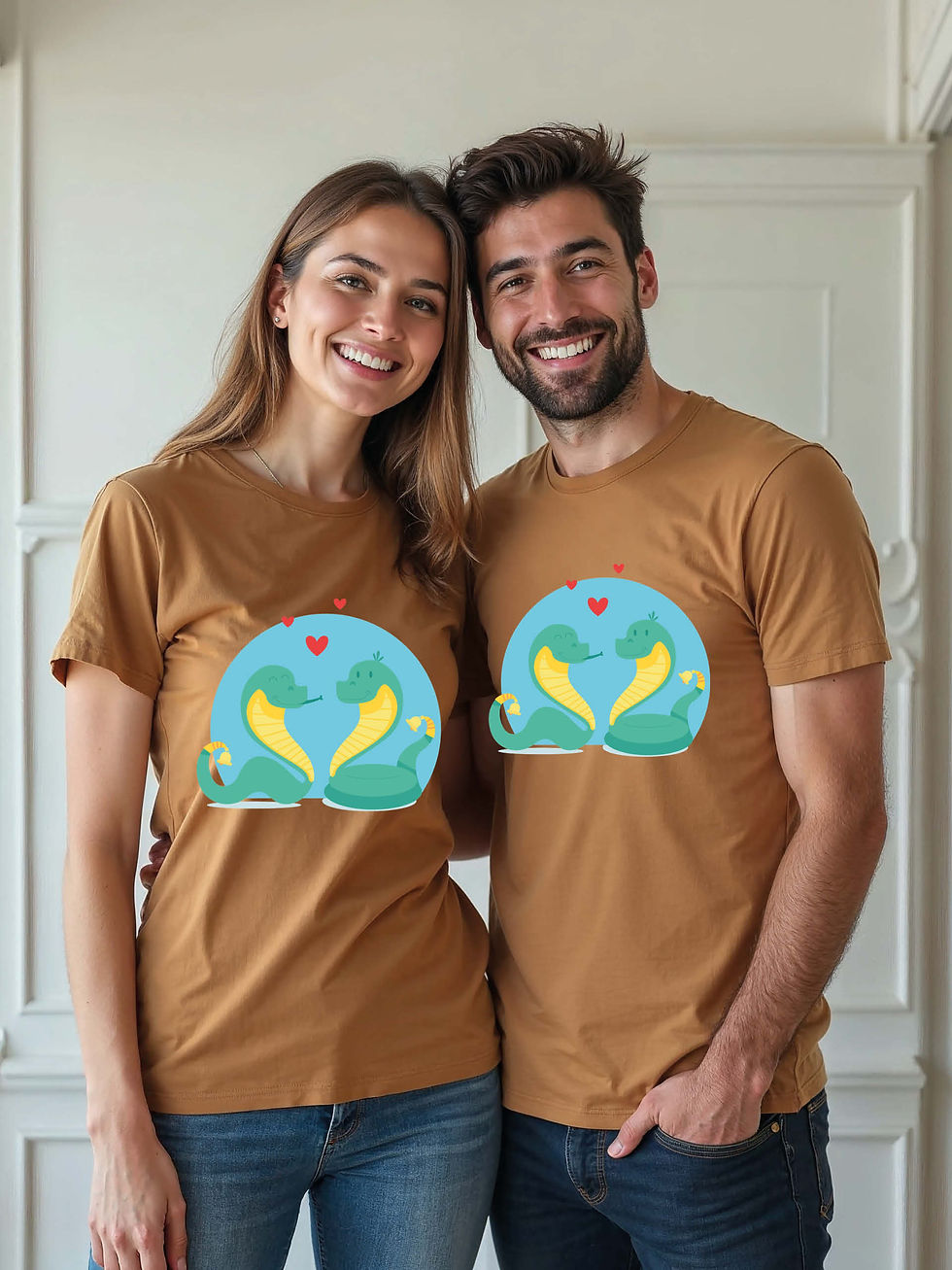 Thumbnail: Soulmates Animal Couple Matching Tee Lovers Edition – Limited