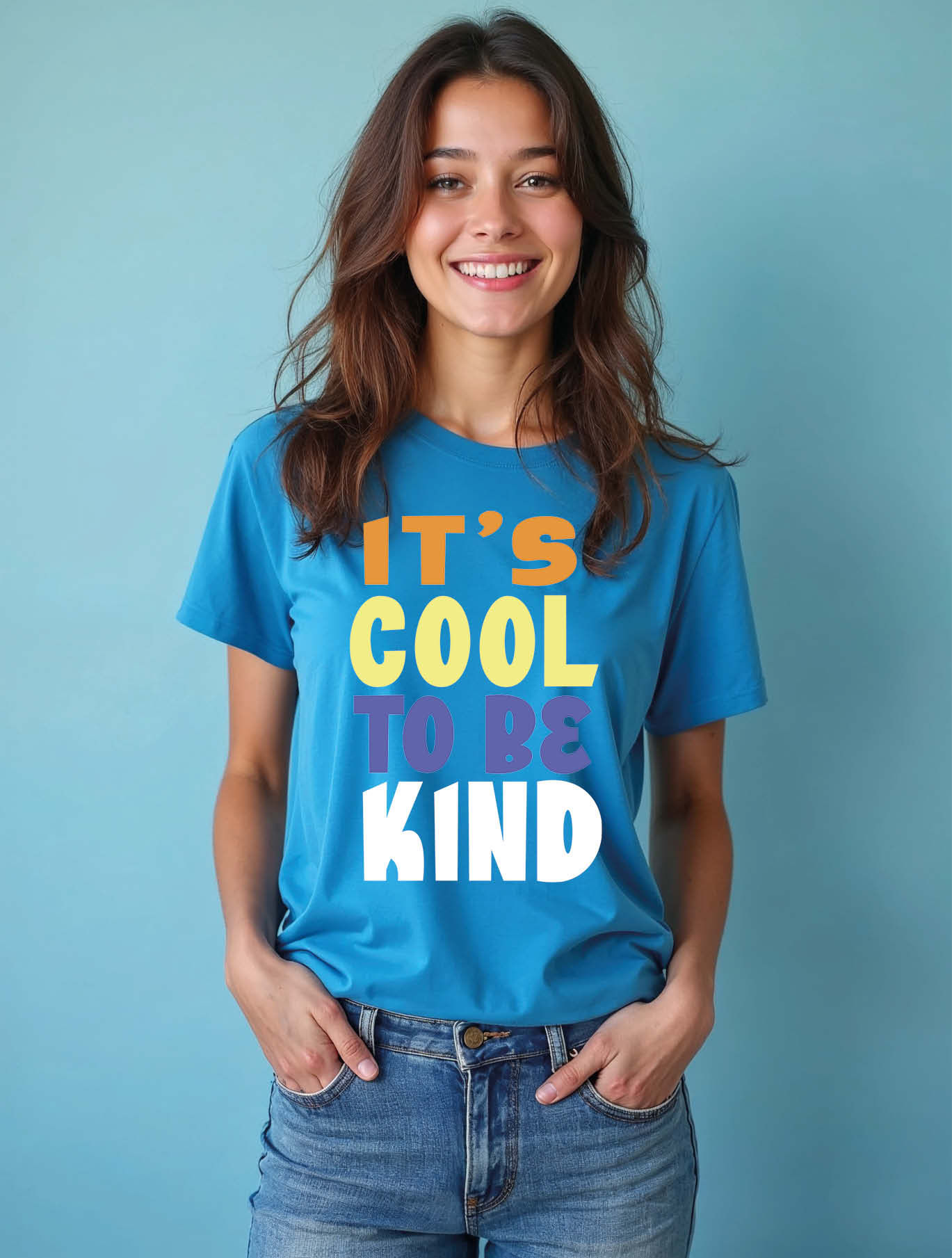 it's cool to be kind Cool Women’s printed graphic T-Shirt buy now