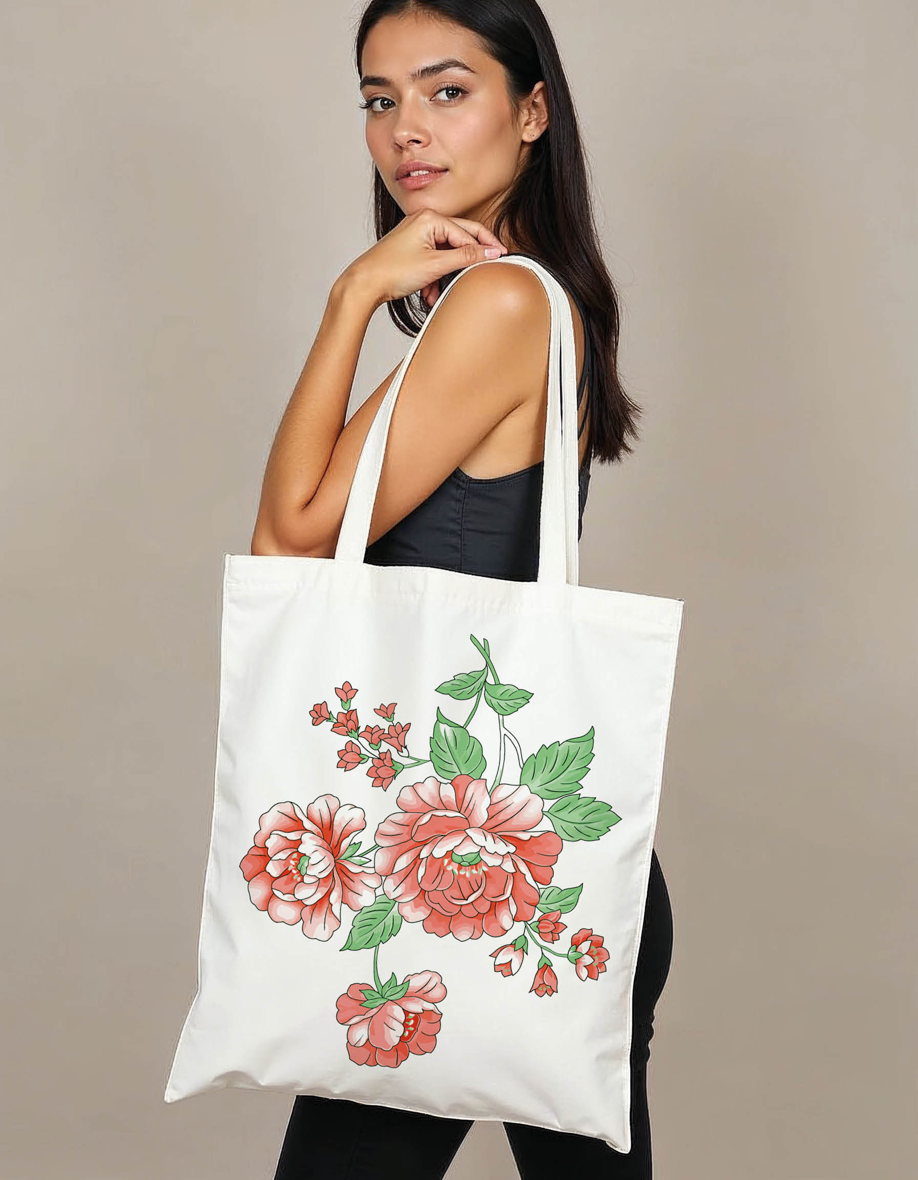 Colorful Artistic Tote Printed Bag – Premium Quality Shopper Eco-Friendly Choic