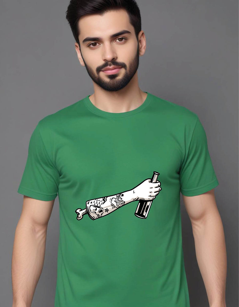 Thumbnail: motorcycle  vector elements set vintage style mens printed graphic t shirt