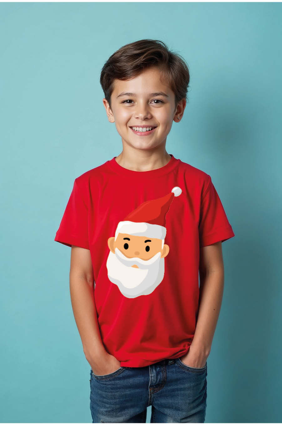 Thumbnail: christmas santa Premium Stylished Printed T-Shirt for Boys & Girls