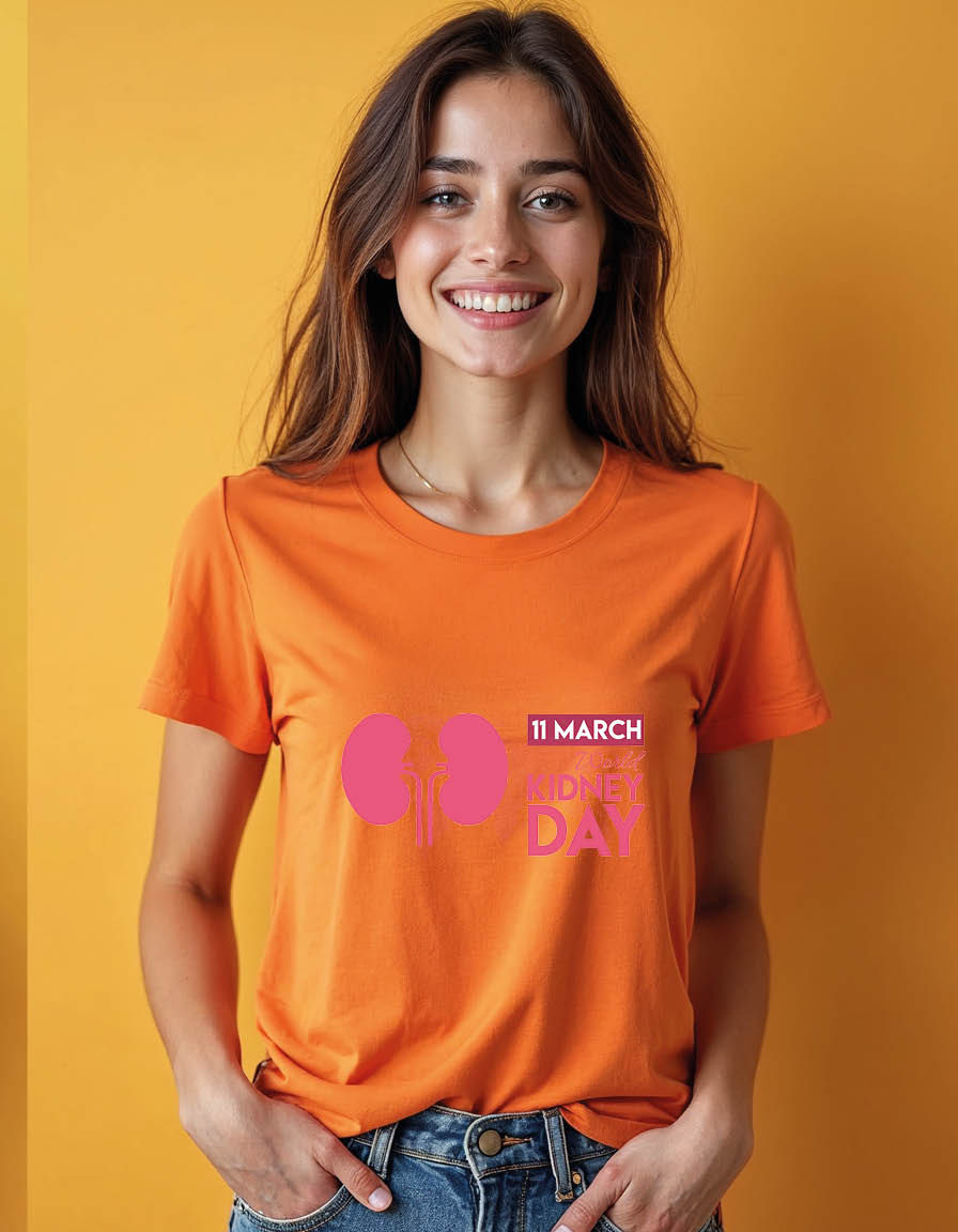 Thumbnail: Happy kidney day Unisex printed graphic t shirt