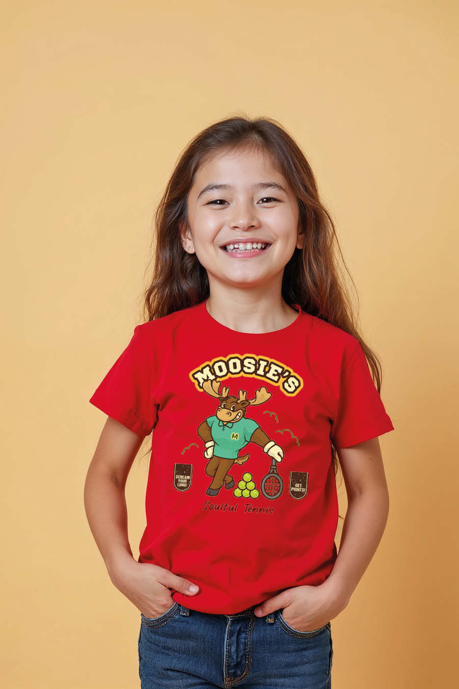 Thumbnail: Moosies shettle Game Colorful Kids Graphic Tee – Design Print Design for Boys