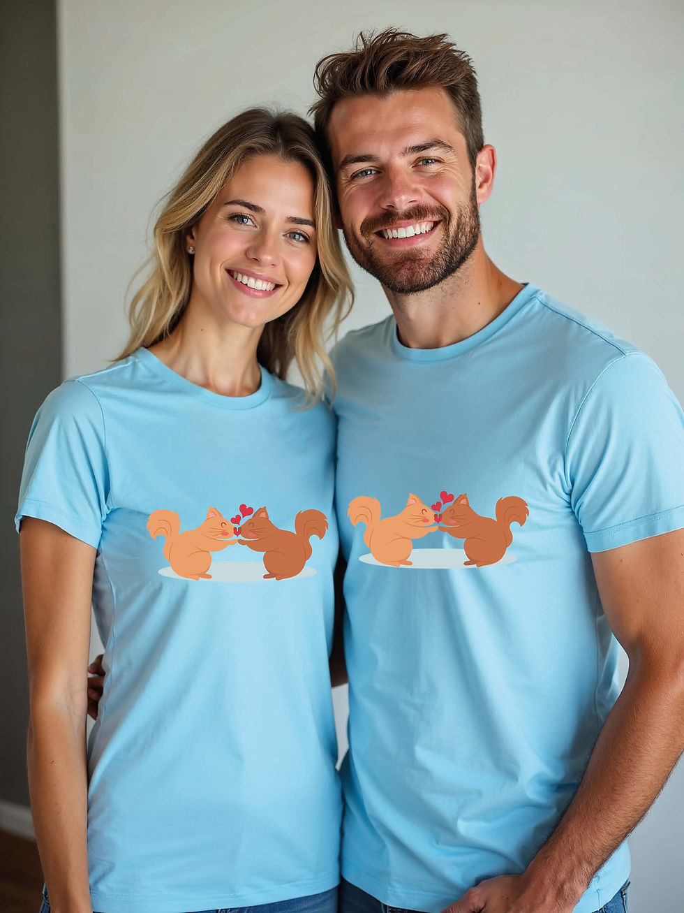 Thumbnail: Eternal Love Animal Couple T-Shirt Lovers Edition – Low Price