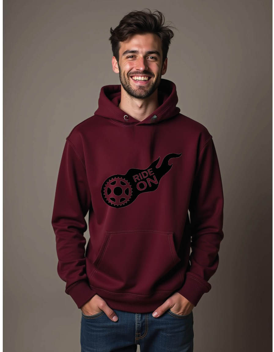 Thumbnail: ride on Winter Streetwear Hoodie for Men – Limited Edition Fashion | Big Sale