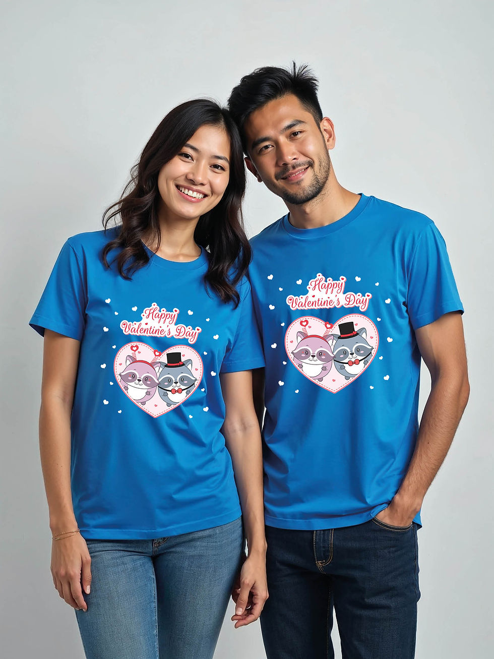 Thumbnail: Valentine’s Cartoon Couple T-Shirt Lovers Edition – Discount Offer