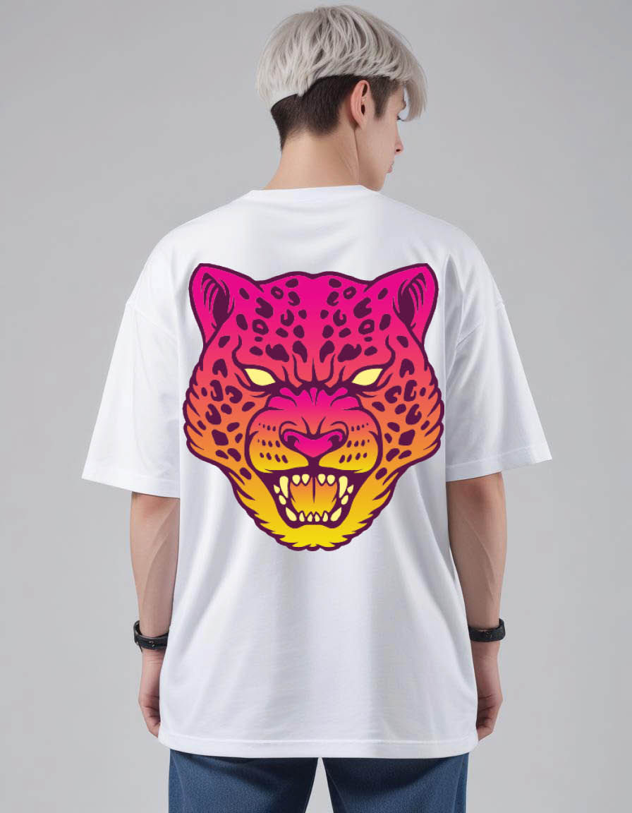 Thumbnail: carnivore rainbow Mens Oversized Printed T shirt