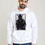 Thumbnail: Mysterious Noir Masked Figure Stylish Unisex Printed Graphic Hoodies