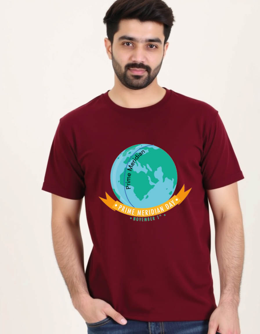 Prime meridian days Unisex printed graphic t shirt