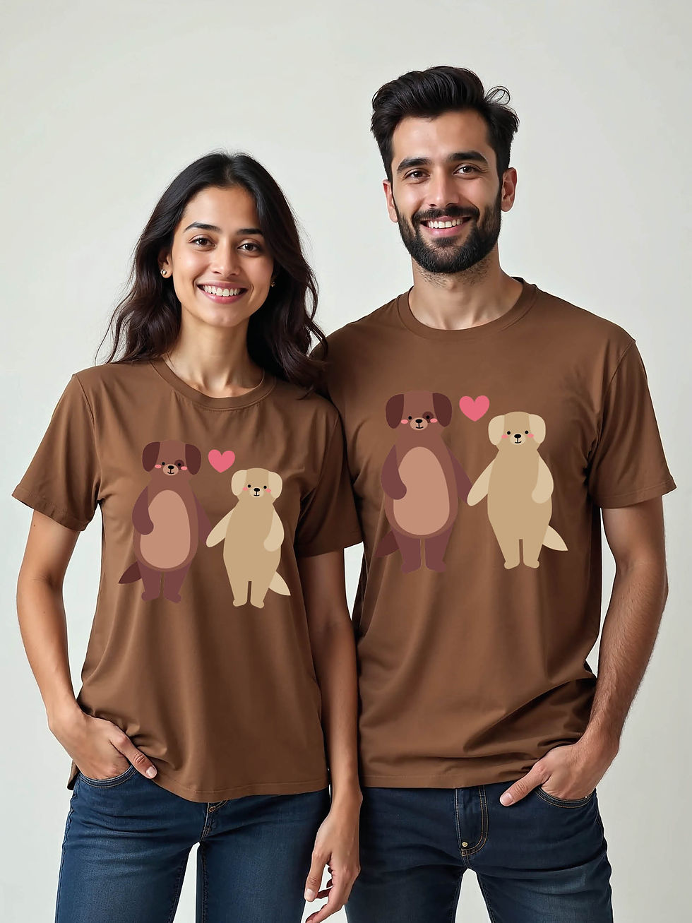Thumbnail: Forever Love Cartoon Couple T-Shirt Lovers Edition – Premium Quality