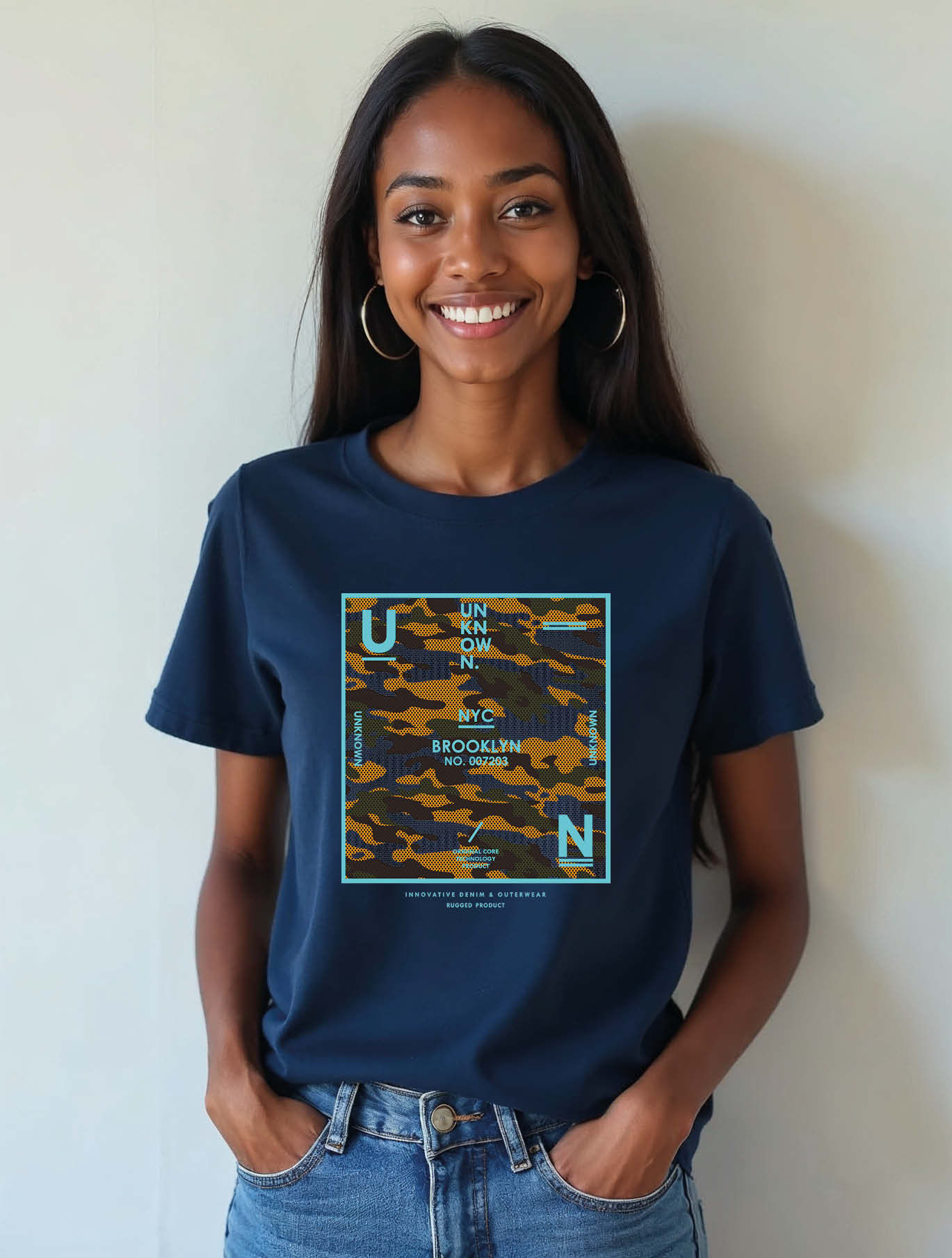 unknown brooklyn nyc Modern Women’s Streetwear T-Shirt – Limited Stock