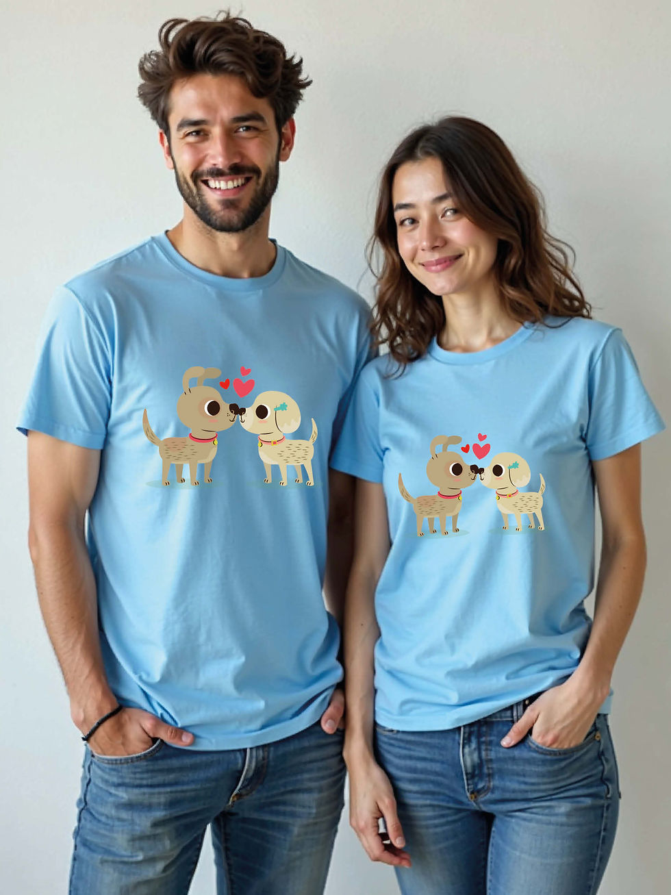 Thumbnail: Valentine’s Cartoon Couple Matching Tee Lovers Edition – Limited Stock