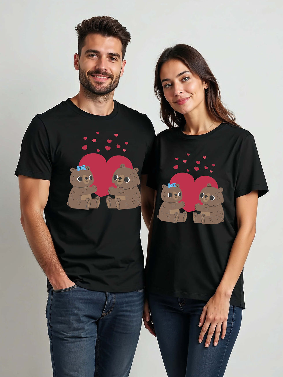 Thumbnail: Trendy Cartoon Couple T-Shirt Lovers Edition – Hot Deal