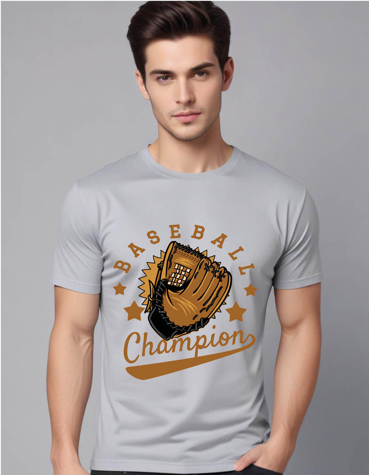 baseball glove mens printed graphic t shirt