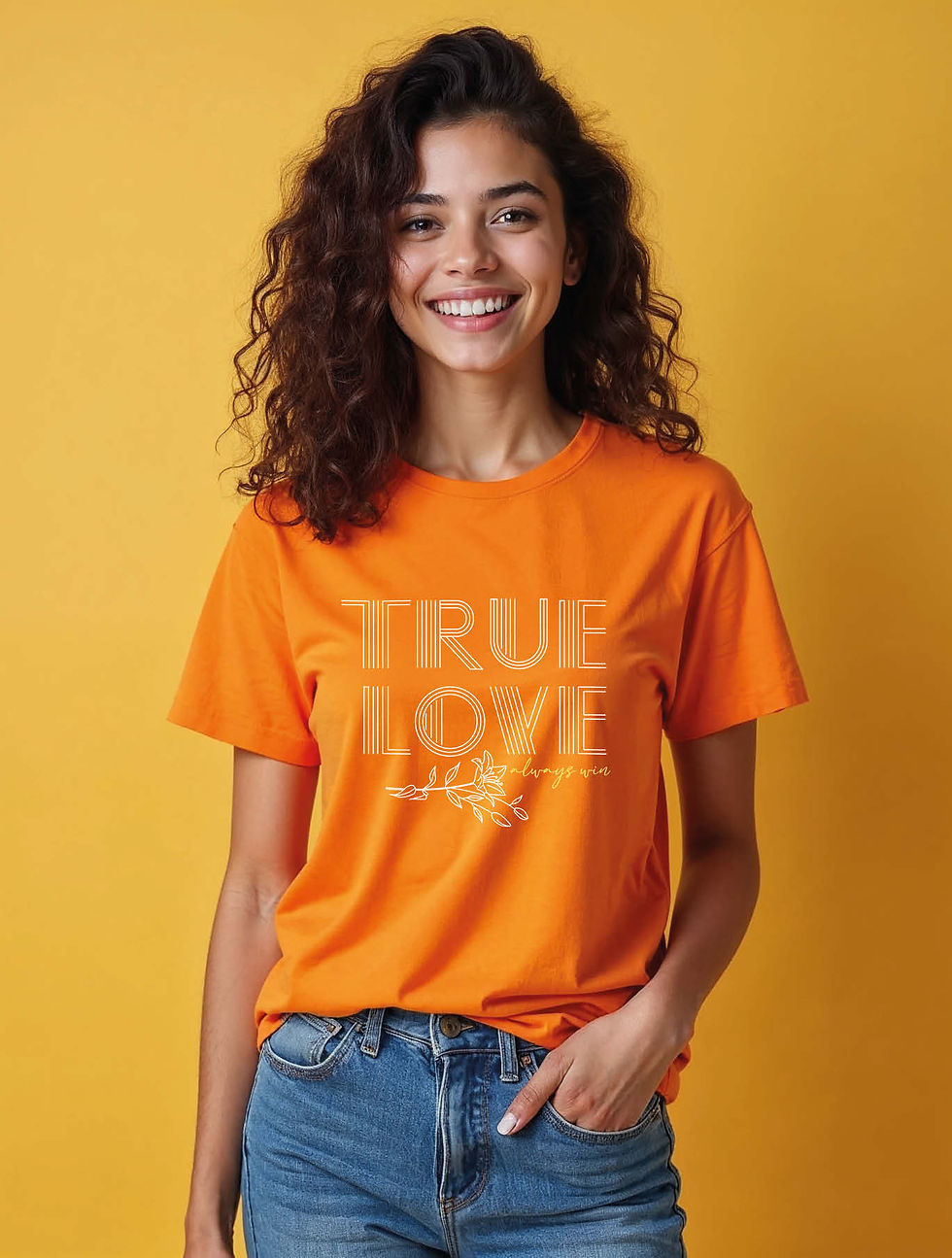 Thumbnail: true love always win Casual Women’s Printed graphic T-Shirt