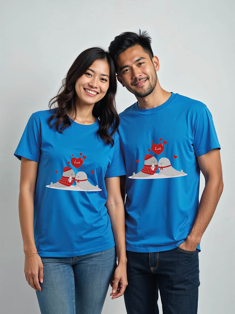 Anniversary Cartoon Couple T-Shirt Lovers Edition – Premium Quality